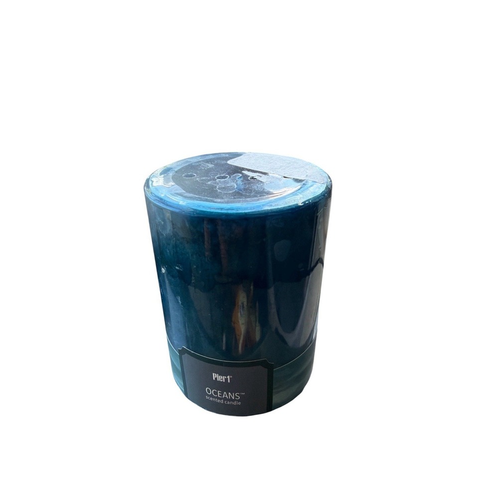 NEW Pier 1 Oceans Candle Candle 3x4 Sealed Discontinued